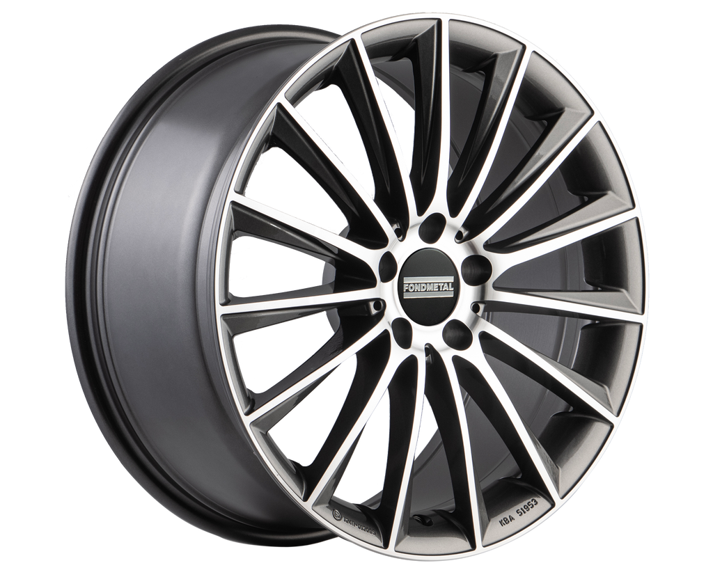 Cerchio in Lega Fondmetal INSPIRED AIDON (FMI04 MAL) 20x8.5 ET40 5x112 GLOSSY TITANIUM MACHINED