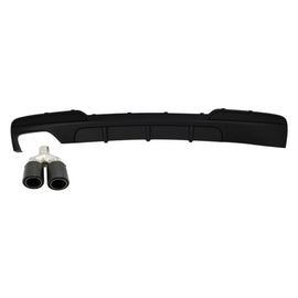 Aria diffusore con Silenziatore di scarico terminale opaco Fibra di carbonio per BMW Serie 5 F10 F11 berlina Touring
