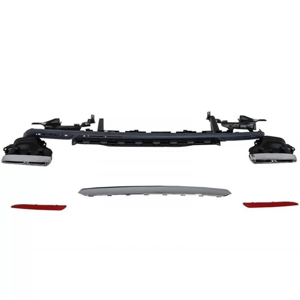 Aria diffusore Terminali di scarico per Mercedes Classe S W222 Sport Line kit (2013-06.2017) S65 design
