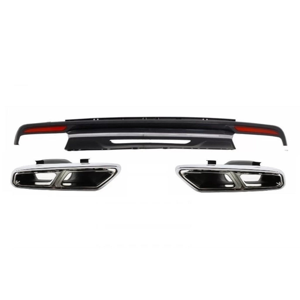 Aria diffusore Terminali di scarico per Mercedes Classe S W222 Sport Line kit (2013-06.2017) S65 design