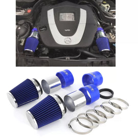 Kit aspirazione con blu Sport Filtro aria per Mercedes W204 C300 C350 V6