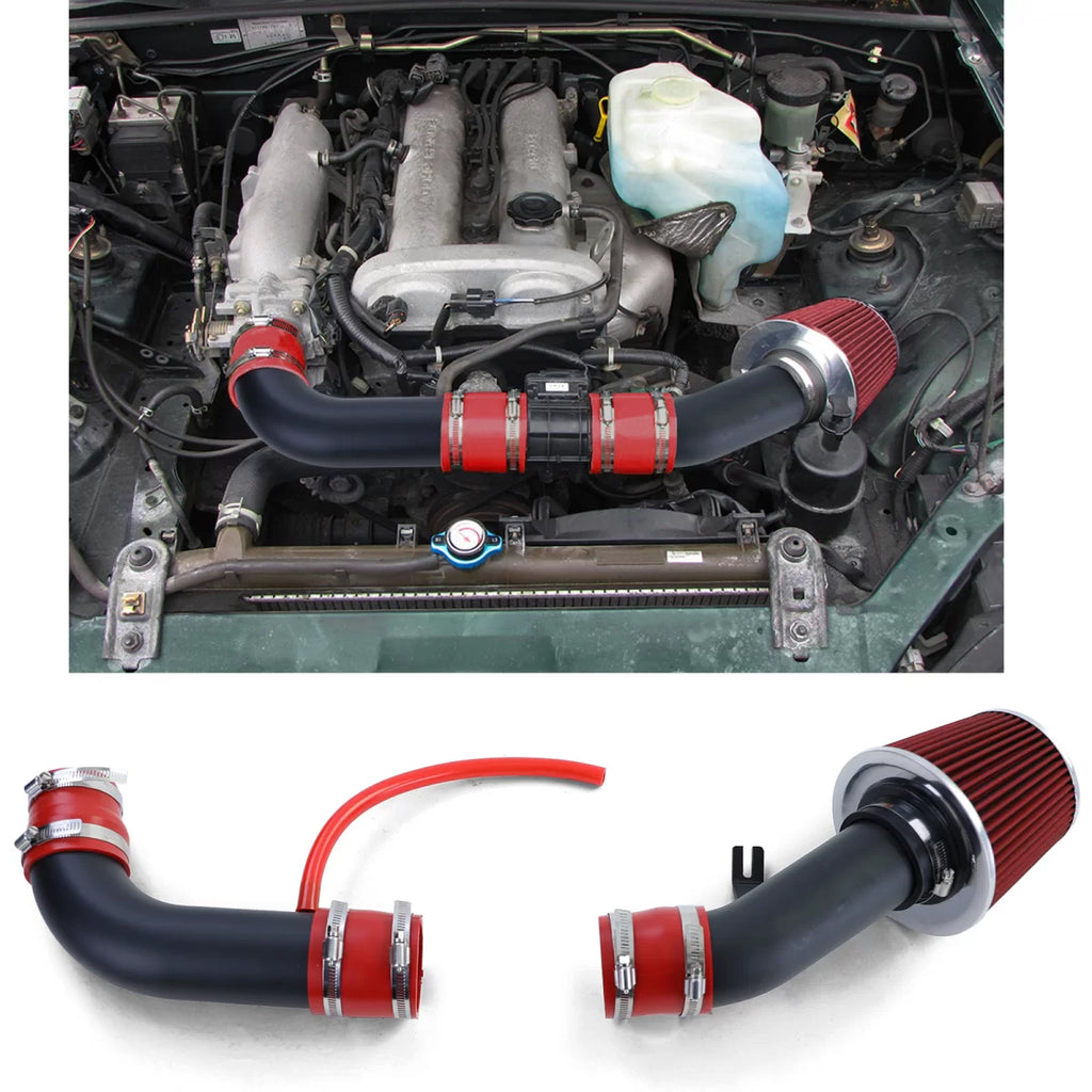 Kit aspirazione con rosso nero Sport Filtro aria per Mazda MX5 NB FL 98-05