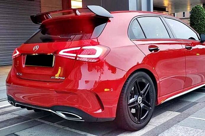 Alettone Mercedes W177 Look AMG Nero lucido Mercedes W177