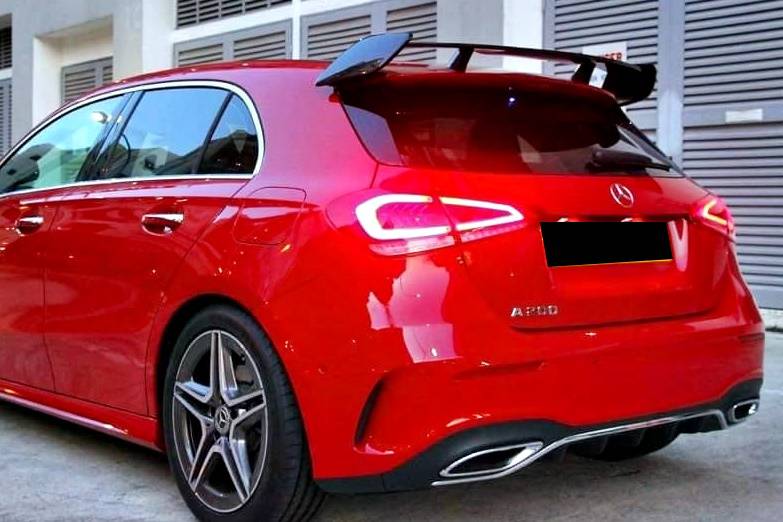 Alettone Mercedes W177 Look AMG Nero lucido Mercedes W177