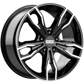 Cerchio in Lega Fondmetal INSPIRED ALKE (FMI02) 20x9.5 ET44 5x120 GLOSSY BLACK MACHINED