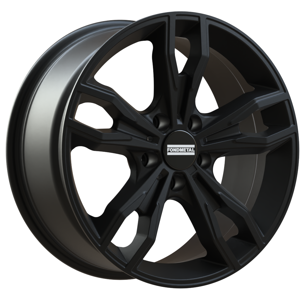 Cerchio in Lega Fondmetal -LIMITED- INSPIRED ALKE (FMI02) 20x10 ET50.08 5x127 MATT BLACK