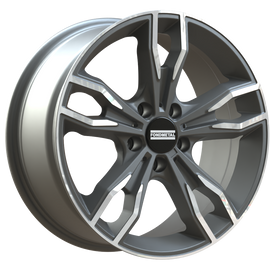 Cerchio in Lega Fondmetal INSPIRED ALKE (FMI02) 18x8 ET45 5x120 MATT TITANIUM MACHINED