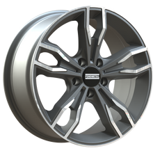 Load image into Gallery viewer, Cerchio in Lega Fondmetal INSPIRED ALKE (FMI02) 20x8.5 ET25 5x112 MATT TITANIUM MACHINED