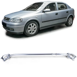 Alluminio anteriore Barra duomi lucidato per Opel Astra G 1998-2004