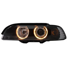 Carica l'immagine nel visualizzatore di Gallery, Angel Eyes fari anteriori per BMW Serie 5 E39 (1995-2000) nero