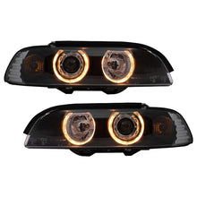 Carica l'immagine nel visualizzatore di Gallery, Angel Eyes fari anteriori per BMW Serie 5 E39 (1995-2000) nero