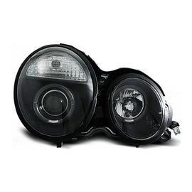 Angel Eyes fari anteriori per Mercedes Classe E W210 S210 (1995-05.1999) nero