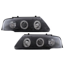 Carica l'immagine nel visualizzatore di Gallery, Angel Eyes fari anteriori per VW Passat B5 3B (11.1996-08.2000) nero