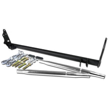 Carica l'immagine nel visualizzatore di Gallery, Barra di Trazione Anteriore SK-Import Honda Civic CRX EE ED EC (1987-1991) Nera Argento Inox