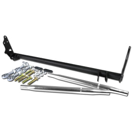 Barra di Trazione Anteriore SK-Import Honda Civic CRX EE ED EC (1987-1991) Nera Argento Inox