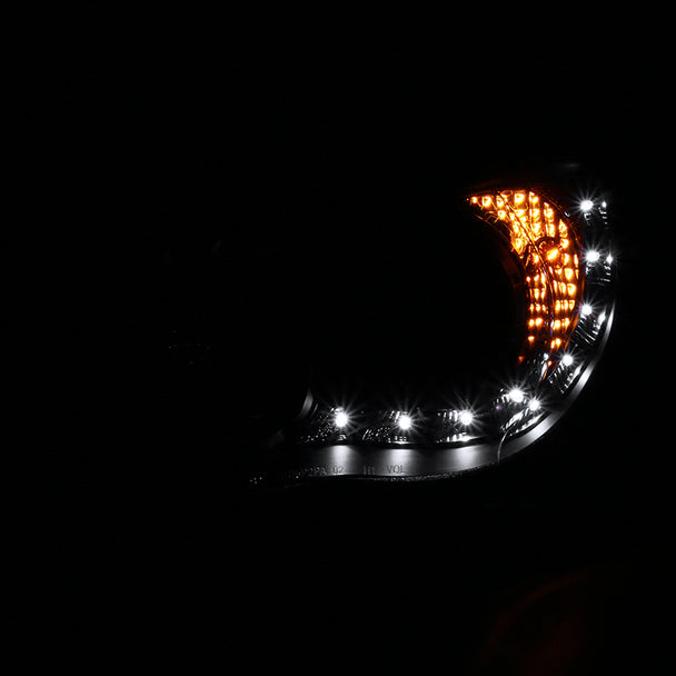 Fari Anteriori con Barra LED SK-Import Neri Subaru Impreza GD GG Hawkeye - foto 2