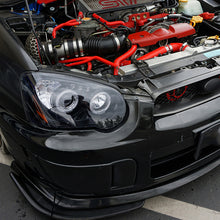 Carica l'immagine nel visualizzatore di Gallery, Fari Anteriori Doppio Anello SK-Import Lucidi Fumé Subaru Impreza GD GG Blob Eye - foto 9