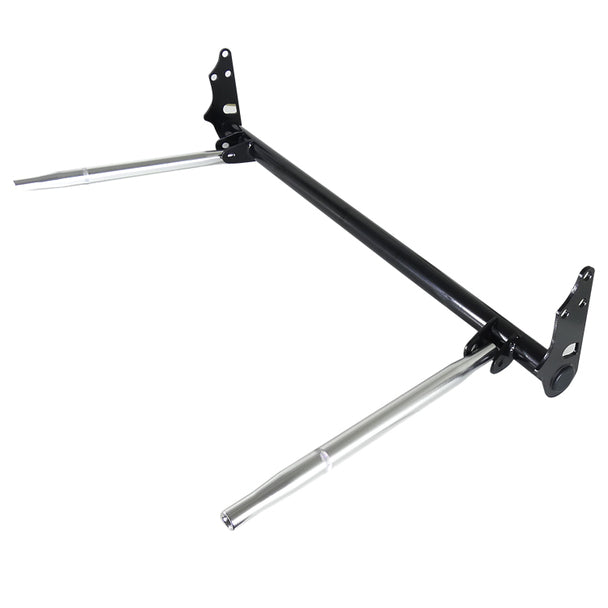 Barra di Trazione Anteriore SK-Import Honda Civic CRX EE ED EC (1987-1991) Nera Argento Inox - foto 2