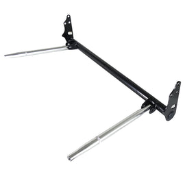 Barra di Trazione Anteriore SK-Import Honda Civic CRX EE ED EC (1987-1991) Nera Argento Inox - foto 2