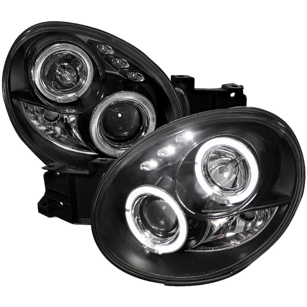 Fari Anteriori Proiettore LED SK-Import Neri Subaru Impreza GD GG 2000-2005