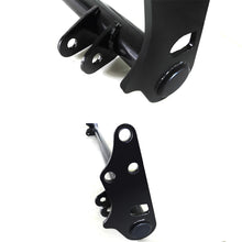Carica l'immagine nel visualizzatore di Gallery, Barra di Trazione Anteriore SK-Import Honda Civic CRX EE ED EC (1987-1991) Nera Argento Inox - foto 3