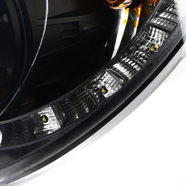 Fari Anteriori con Barra LED SK-Import Neri Subaru Impreza GD GG Hawkeye - foto 6