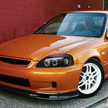 Carica l'immagine nel visualizzatore di Gallery, Fari Anteriori Dual Halo SK-Import Neri Opachi Honda Civic EK EJ Facelift Phase 2 - foto 8