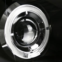 Carica l'immagine nel visualizzatore di Gallery, Fari Anteriori Doppio Anello SK-Import Neri Lente Fumé Volkswagen Golf Mk5 - foto 5
