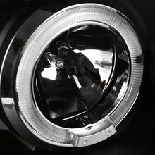 Carica l'immagine nel visualizzatore di Gallery, Fari Anteriori Doppio Anello SK-Import Neri Lente Fumé Volkswagen Golf Mk5 - foto 4