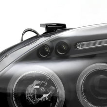 Carica l'immagine nel visualizzatore di Gallery, Fari Anteriori Dual Halo SK-Import Neri Opachi Honda Civic EK EJ Facelift Phase 2 - foto 5
