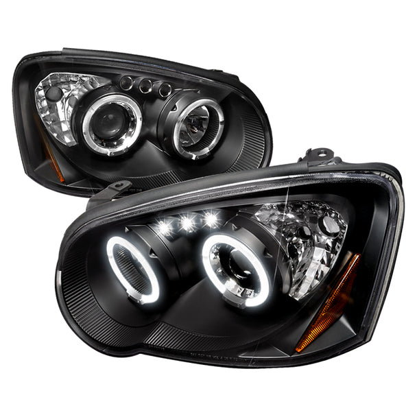 Fari Anteriori Doppio Anello SK-Import Neri Subaru Impreza GD GG Blob Eye