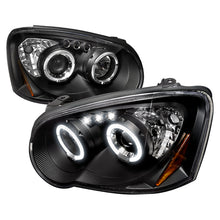 Carica l'immagine nel visualizzatore di Gallery, Fari Anteriori Doppio Anello SK-Import Neri Subaru Impreza GD GG Blob Eye