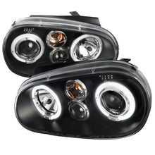 Fari Anteriori Doppio Anello SK-Import Neri Volkswagen Golf Mk4