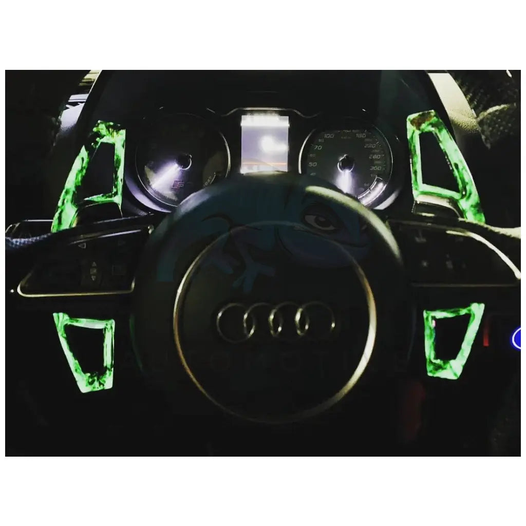 Armaspeed Palette Cambio Verde Luminescente Audi RS3 8V RS3 8P 2011-2016