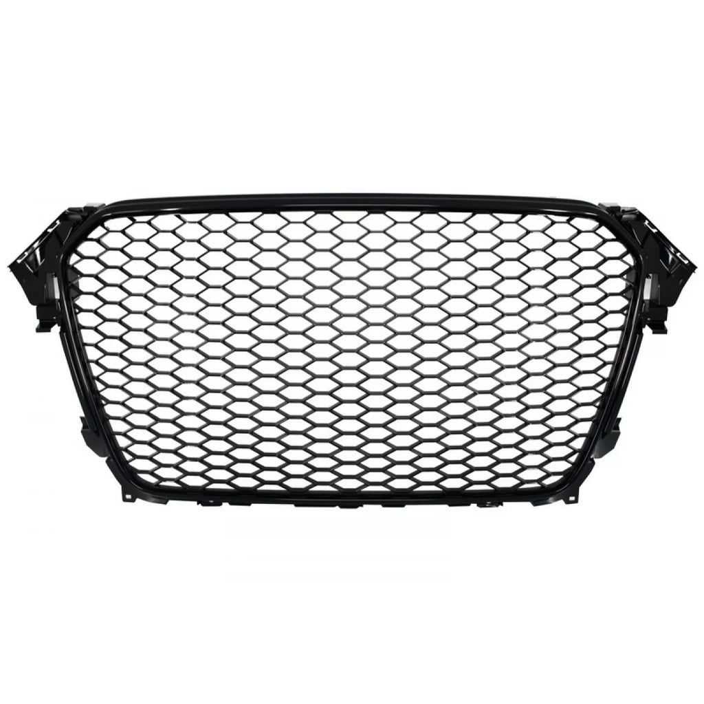 Gruppo Griglia centrale con Diffusore paraurti posteriore e terminali di scarico per Audi A4 B8 restyling (2012-2015)