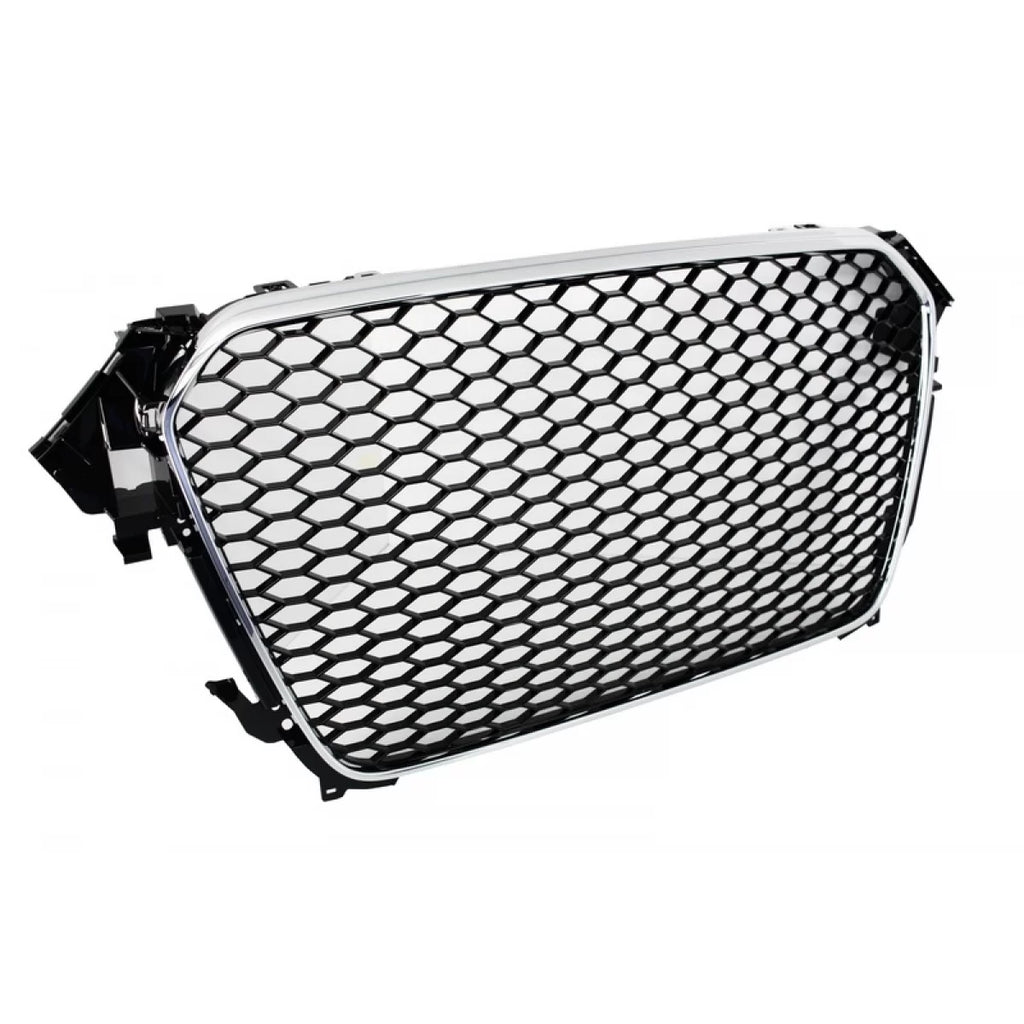 Gruppo Griglia centrale con Diffusore paraurti posteriore e terminali di scarico per AUDI A4 B8 restyling (2012-2015)