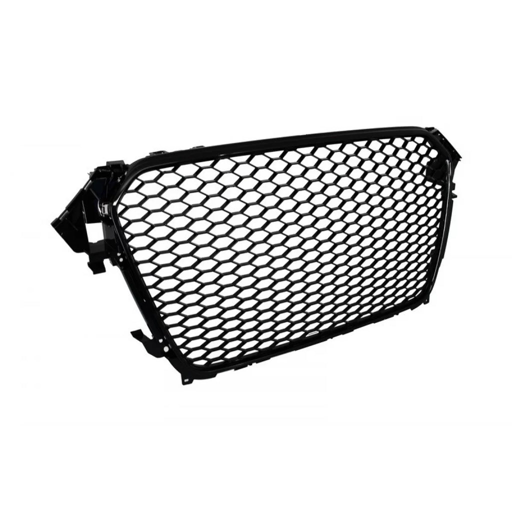 Gruppo Griglia centrale con Diffusore paraurti posteriore e terminali di scarico per Audi A4 B8 restyling (2012-2015)