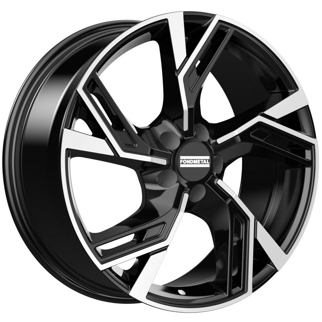 Cerchio in Lega Fondmetal INSPIRED ATENA (FMI07) 22x10 ET18 5x112 GLOSSY BLACK MACHINED