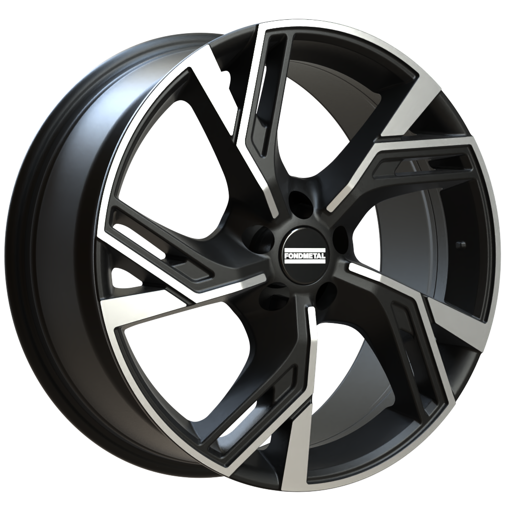 Cerchio in Lega Fondmetal -LIMITED- INSPIRED ATENA (FMI07) 18x8 ET42 5x108 MATT BLACK MACHINED