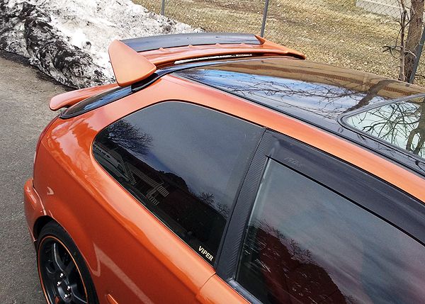 Spoiler Posteriore Seeker V2 Style SK-Import Honda Civic EJ EK Plastica ABS - foto 8