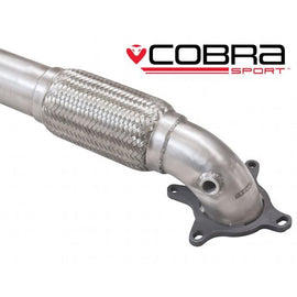 Downpipe Cobra Sport Audi TT 8J 2WD 2011-2014, scarico originale - AU38/AU39 — immagine illustrativa della configurazione