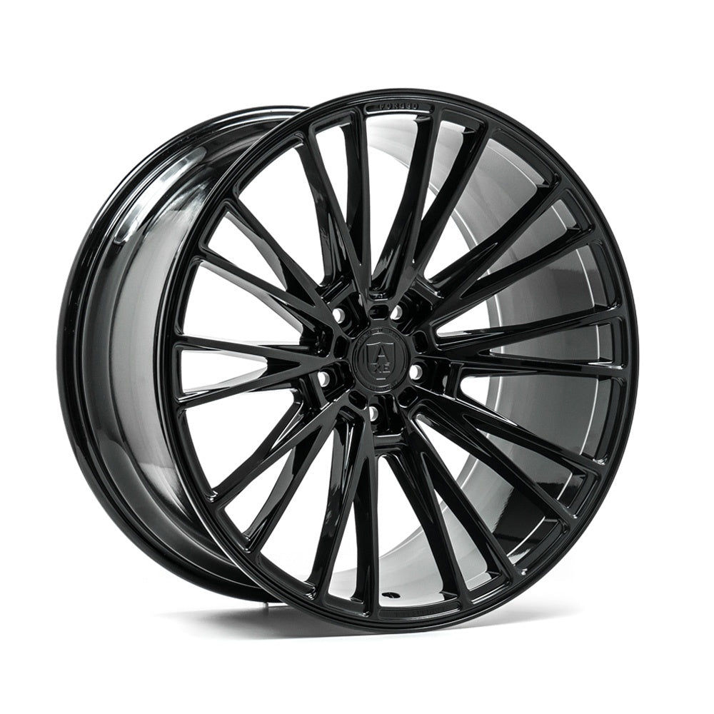 Cerchio in Lega AXE CF2 19x8,5 ET40 5H con foratura su misura Gloss Black