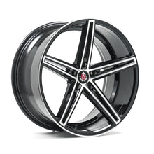 Load image into Gallery viewer, Cerchio in Lega AXE EX14 20x10,5 ET42 5H con foratura su misura Gloss Black &amp; Polished
