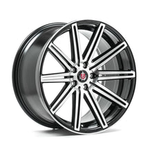 Load image into Gallery viewer, Cerchio in Lega AXE EX15 20x10,5 ET42 5H con foratura su misura Gloss Black &amp; Polished
