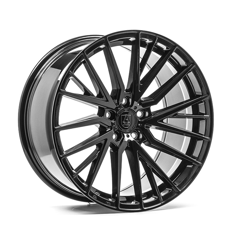 Cerchio in Lega AXE EX40 22x9 ET25-35 5H con foratura su misura Gloss Black