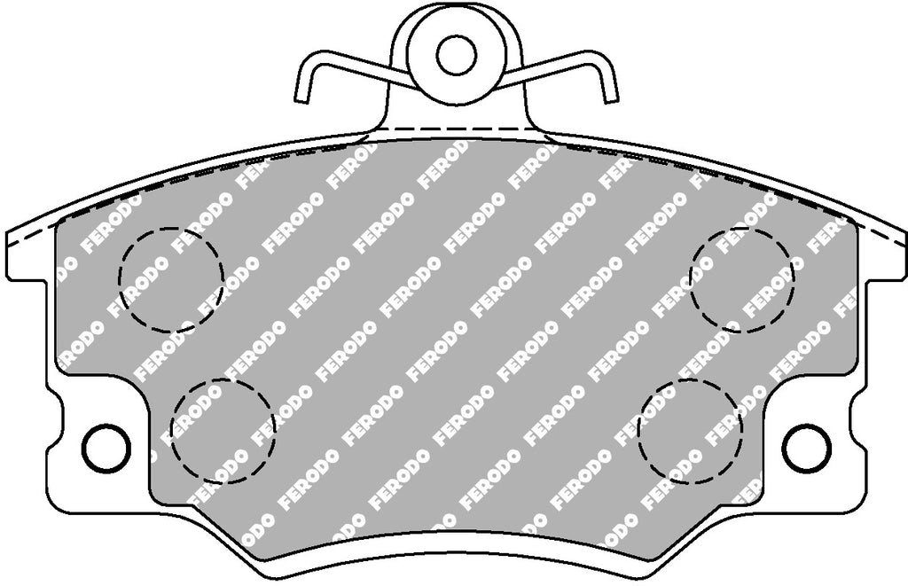 Pastiglie freni Ferodo DS Performance anteriori Fiat Punto 176
