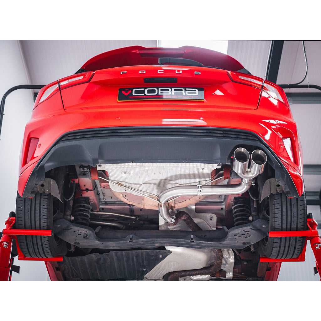 Cobra Sport Terminale di scarico Venom Box Delete per Ford Focus 1.0L Ecoboost 125 hp ST-Line MK4 (2018+)