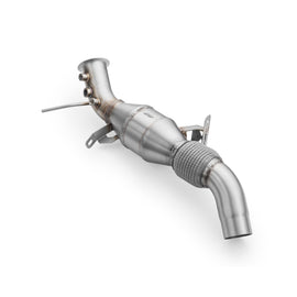 Downpipe BMW F20 F21 N47N N47S1: attacchi predisposti per sonda lambda e sensori di temperatura e pressione