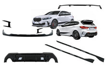 Carica l&#39;immagine nel visualizzatore di Gallery, Aero Body Kit Lip anteriore e Diffusore BMW Serie 1 Series F40 M Sport (2019+) Piano Black