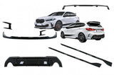 Aero Body Kit Lip anteriore e Diffusore BMW Serie 1 Series F40 M Sport (2019+) Piano Black